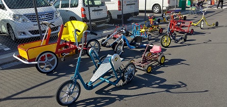 おもしろ自転車 変わり種自転車 変形自転車 アミューズメント レンタル用品 祭や企画